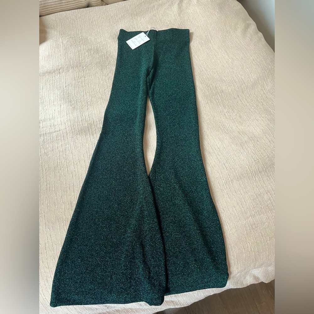 Show Me Your MuMu Green Flare Pants